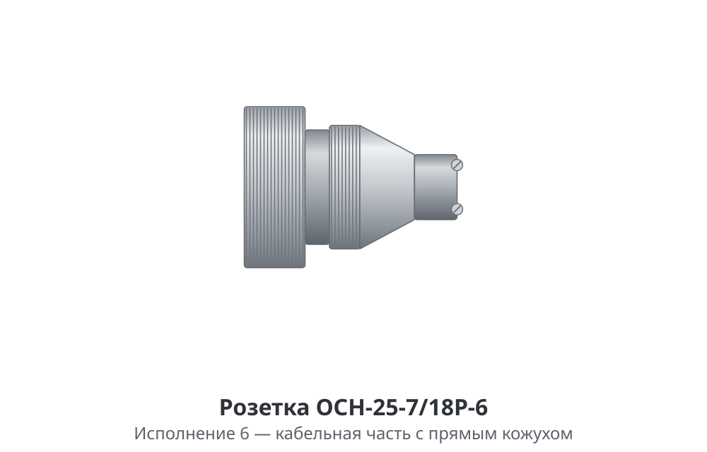 Розетка ОСН-25-7/18Р - изображение 3